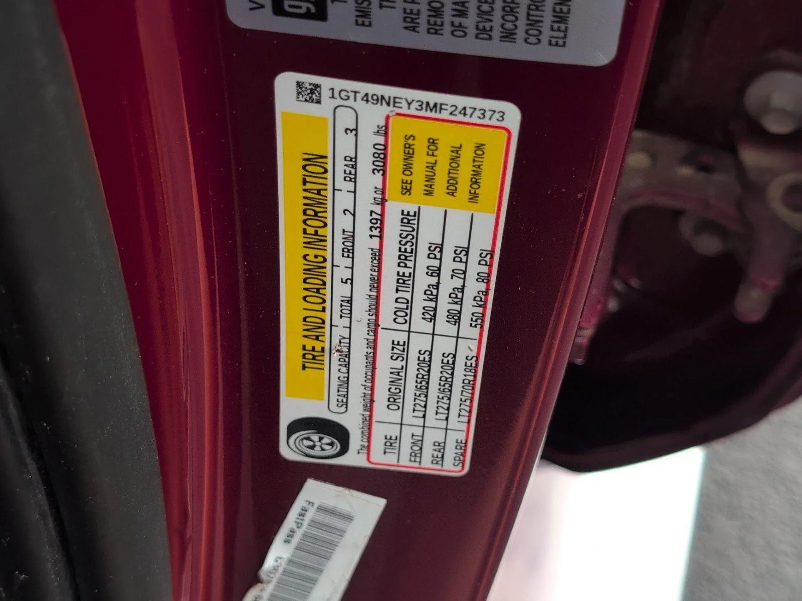 Used 2021 CAYENNE RED TINTCOAT GMC SLT image 14