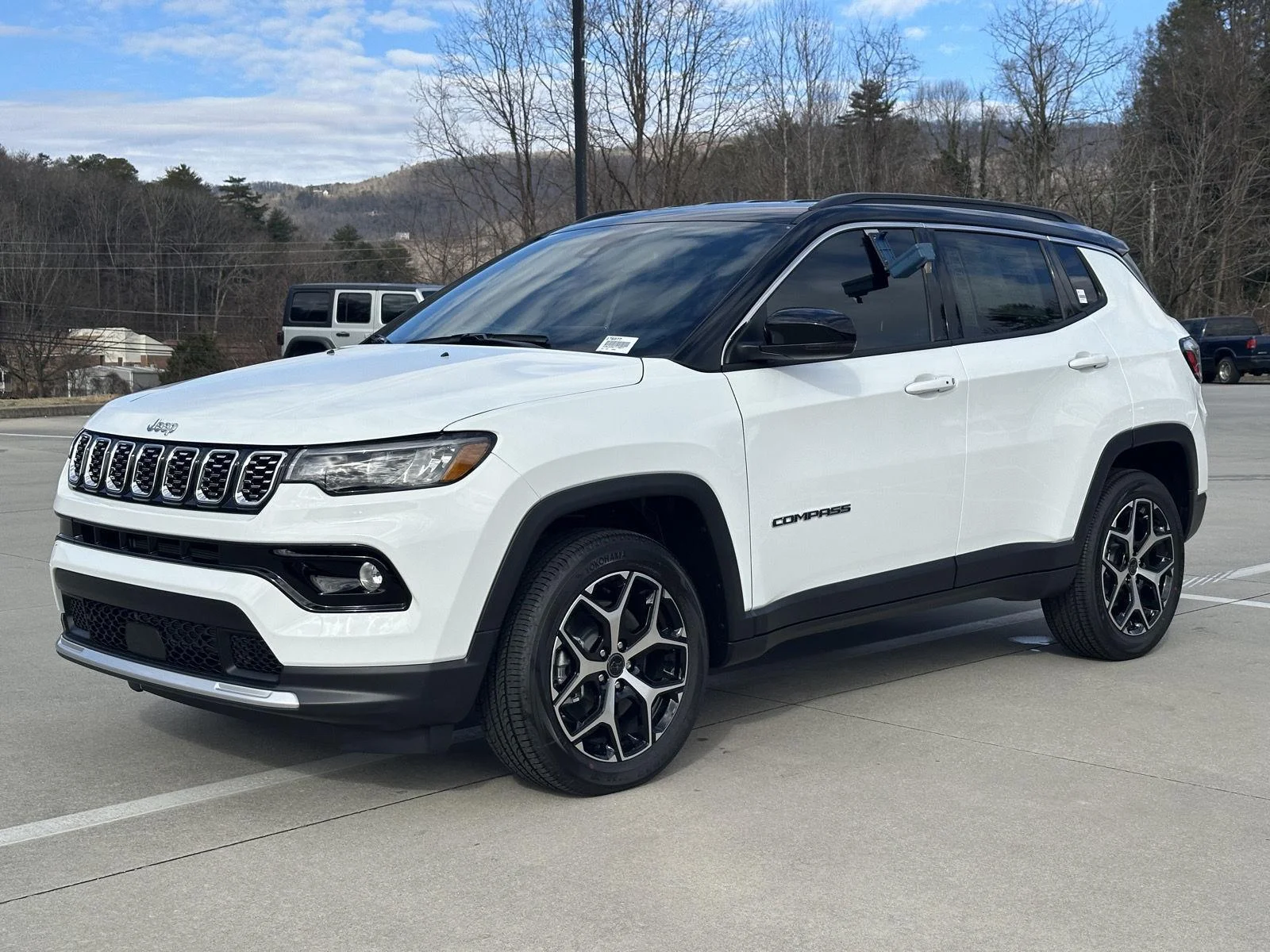 New 2026 Bright White Clearcoat Jeep Limited image 3