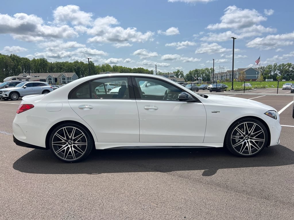 New 2026 MANUFAKTUR Moonlight White Metallic Mercedes-Benz AMG® C 43 4MATIC Sedan image 46