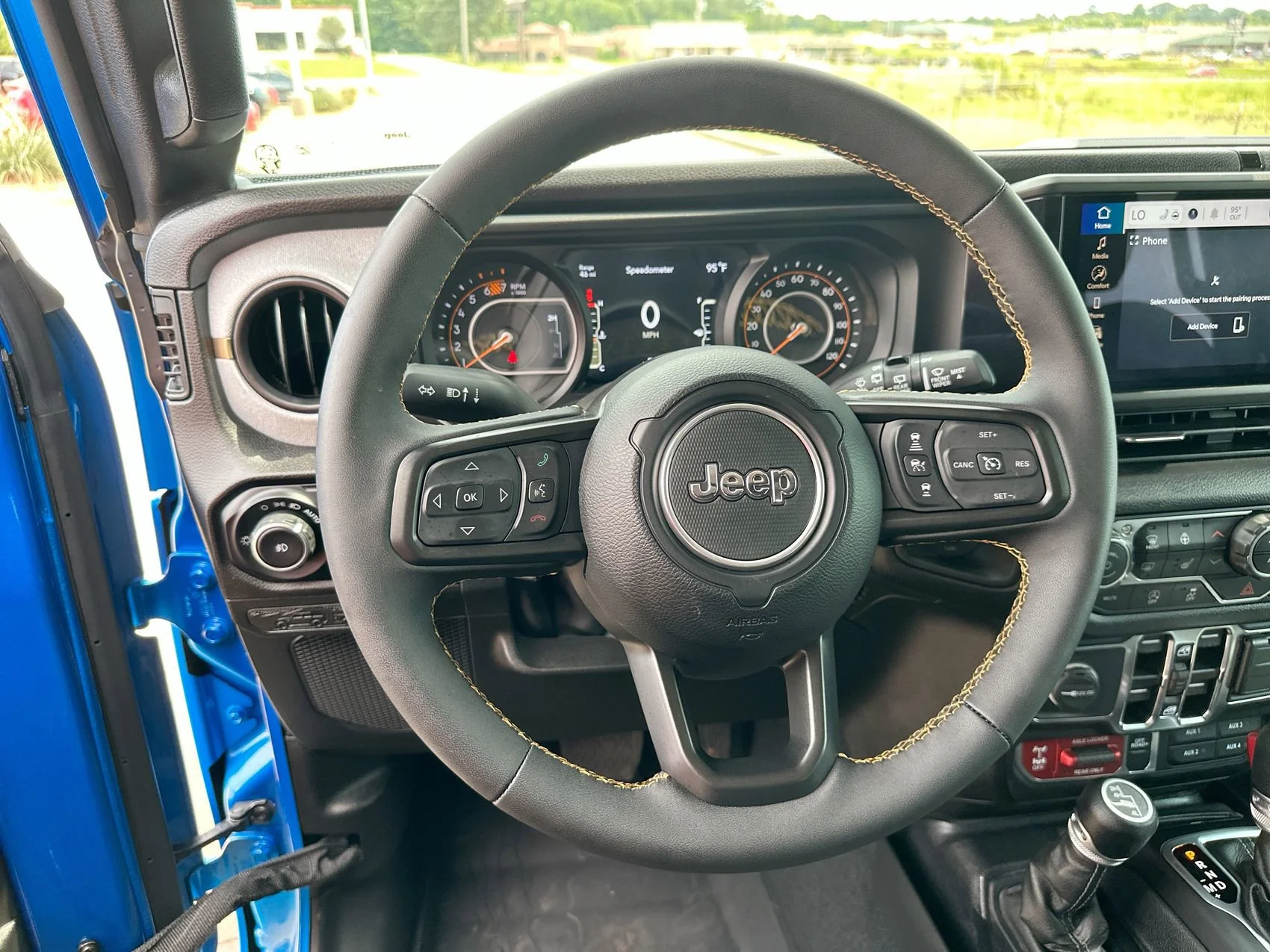 Used 2024 Hydro Blue Pearl Coat Jeep Sport image 14