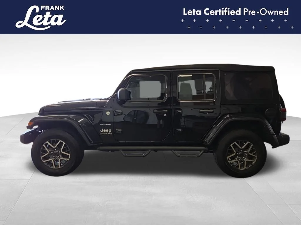 Used 2024 Black Jeep Sahara image 3