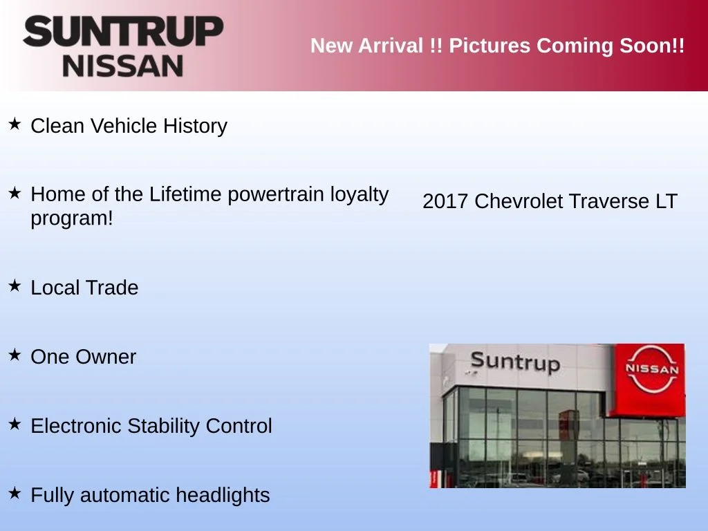 Used 2017 Red Chevrolet 2LT image 3