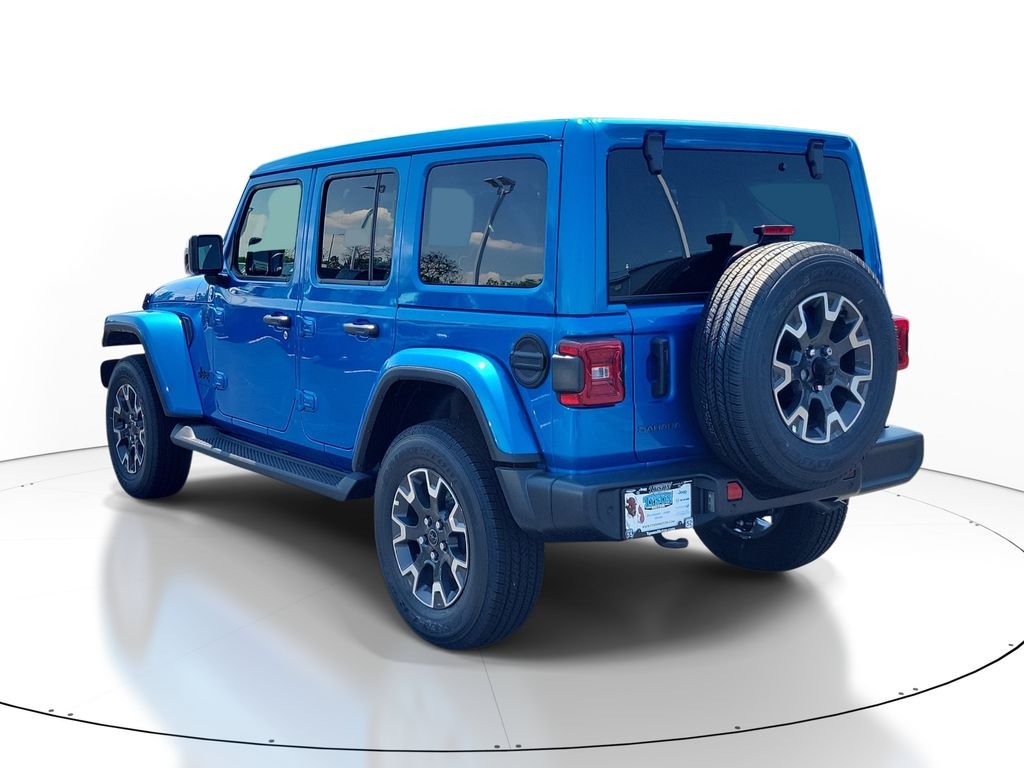 New 2026 Hydro Blue Pearl-Coat Exterior Paint Jeep Sahara image 3