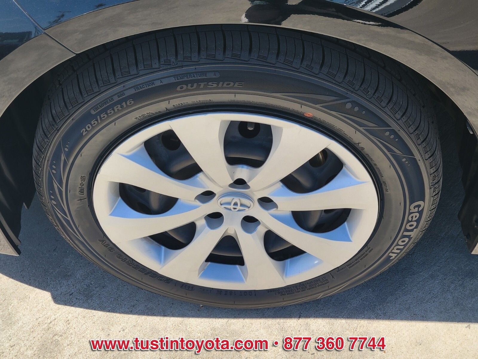 Certified Used 2024 Black Toyota LE image 9