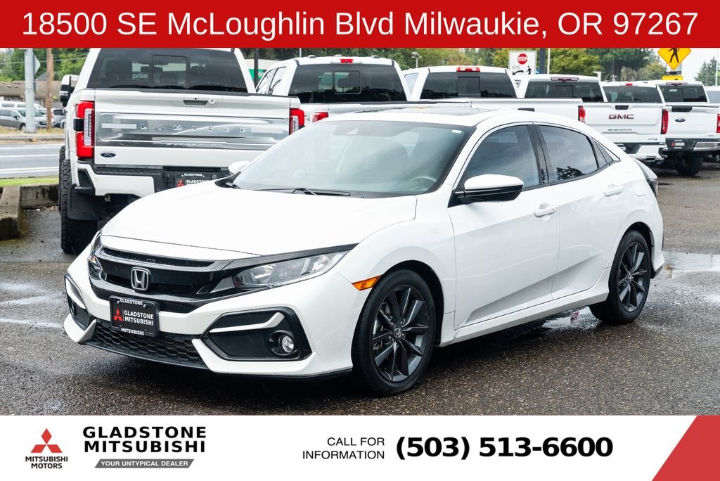 Used 2021 Platinum White Pearl Honda EX image 4