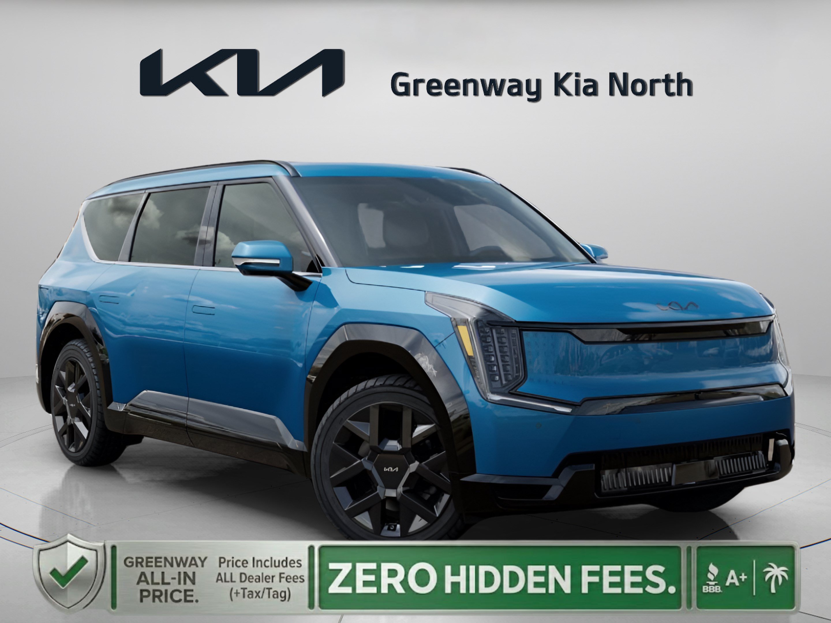 New 2026 Ocean Blue Kia Land AWD image 1