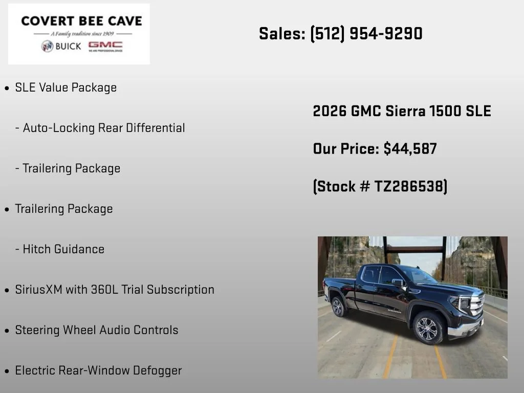 New 2026 Onyx Black GMC SLE image 36