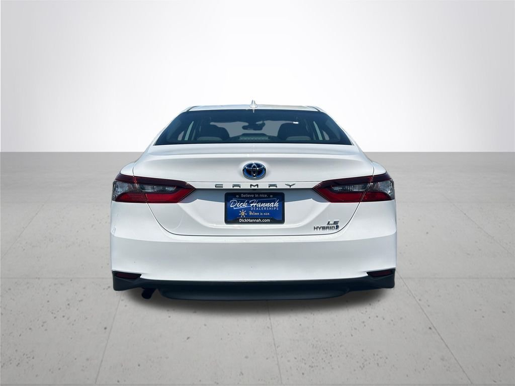 Used 2021 White Toyota LE image 8