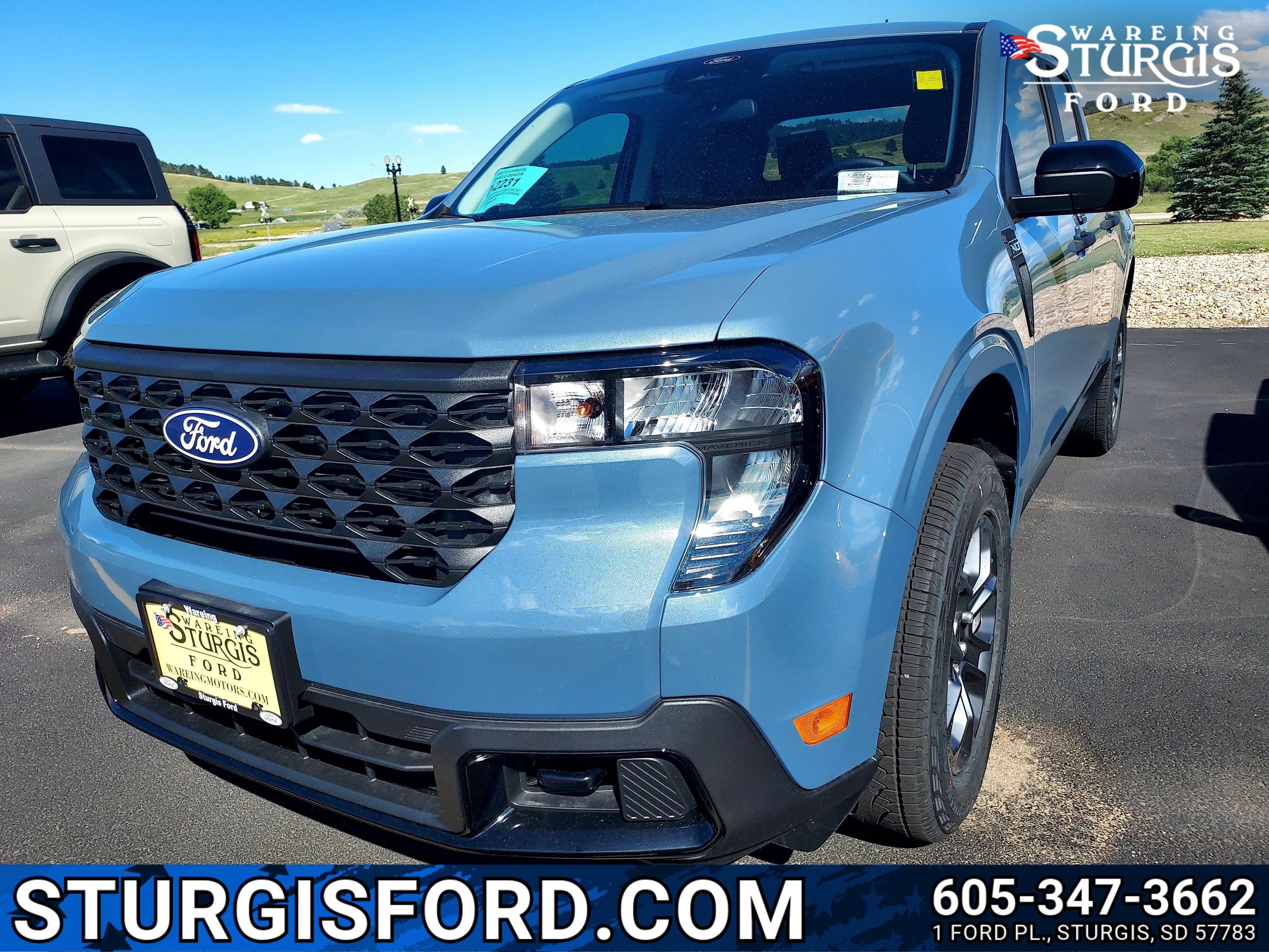 New 2026 Azure Gray Metallic Tri-Coat Ford XLT image 1