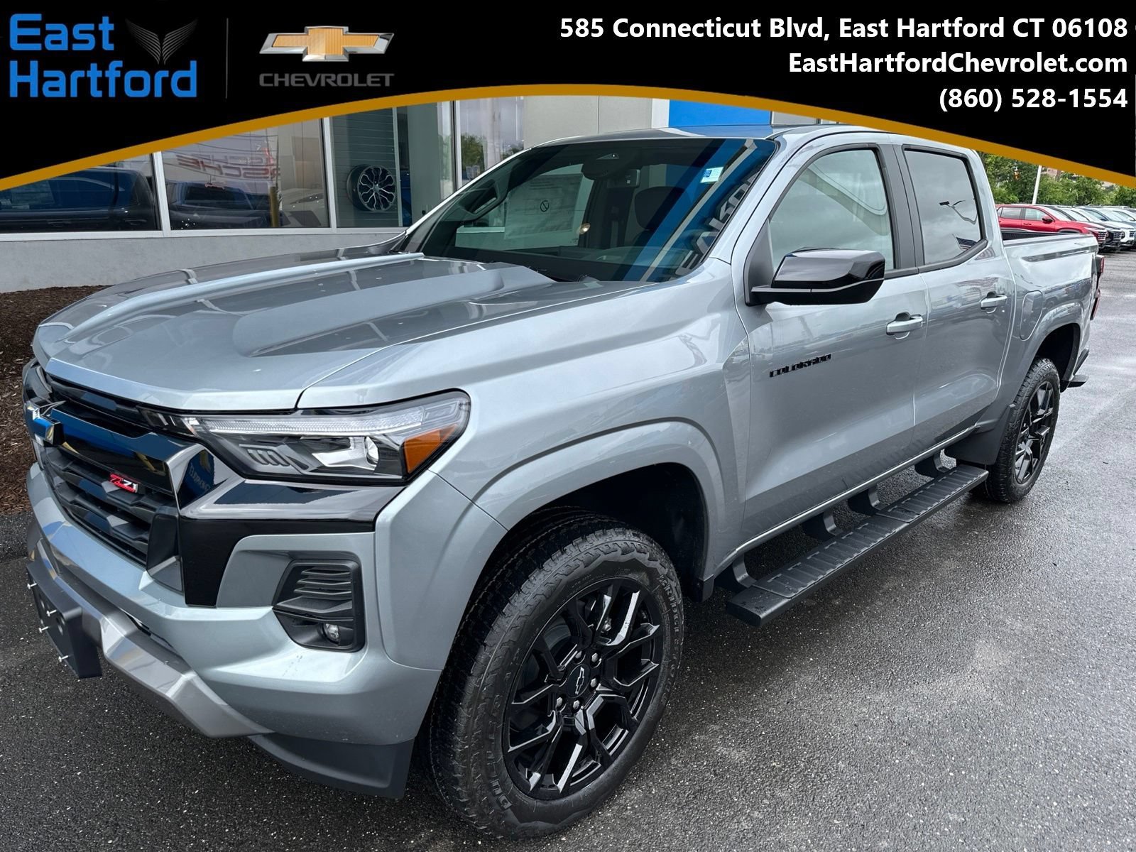New 2026 Sterling Gray Metallic Chevrolet Z71 with 20in Black Wheels - Sunroof - Spray-On Bedliner image 1