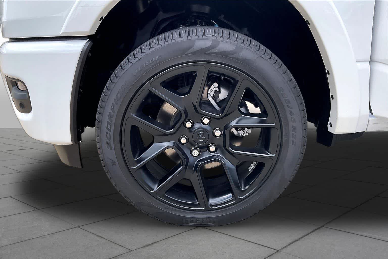 New 2026 Bright White Clear-Coat Exterior Paint RAM Laramie image 11