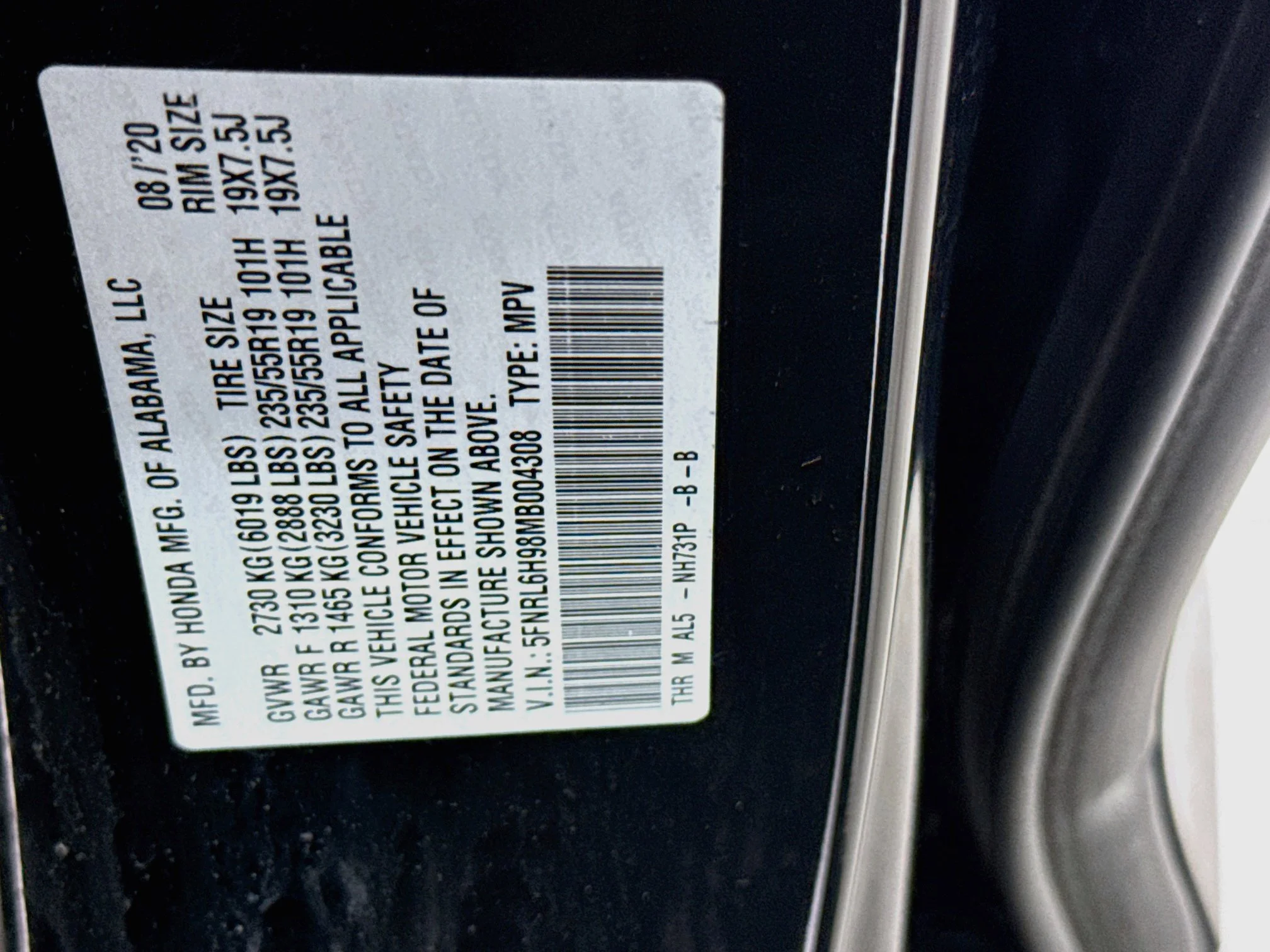 Used 2021 Crystal Black Pearl Honda Elite image 31