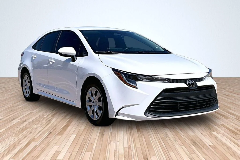 Used 2024 White Toyota LE image 8