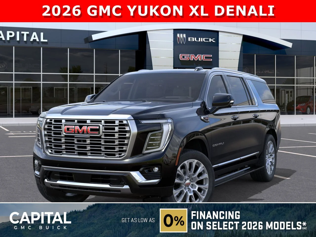 New 2026 ONYX BLACK GMC Denali image 1