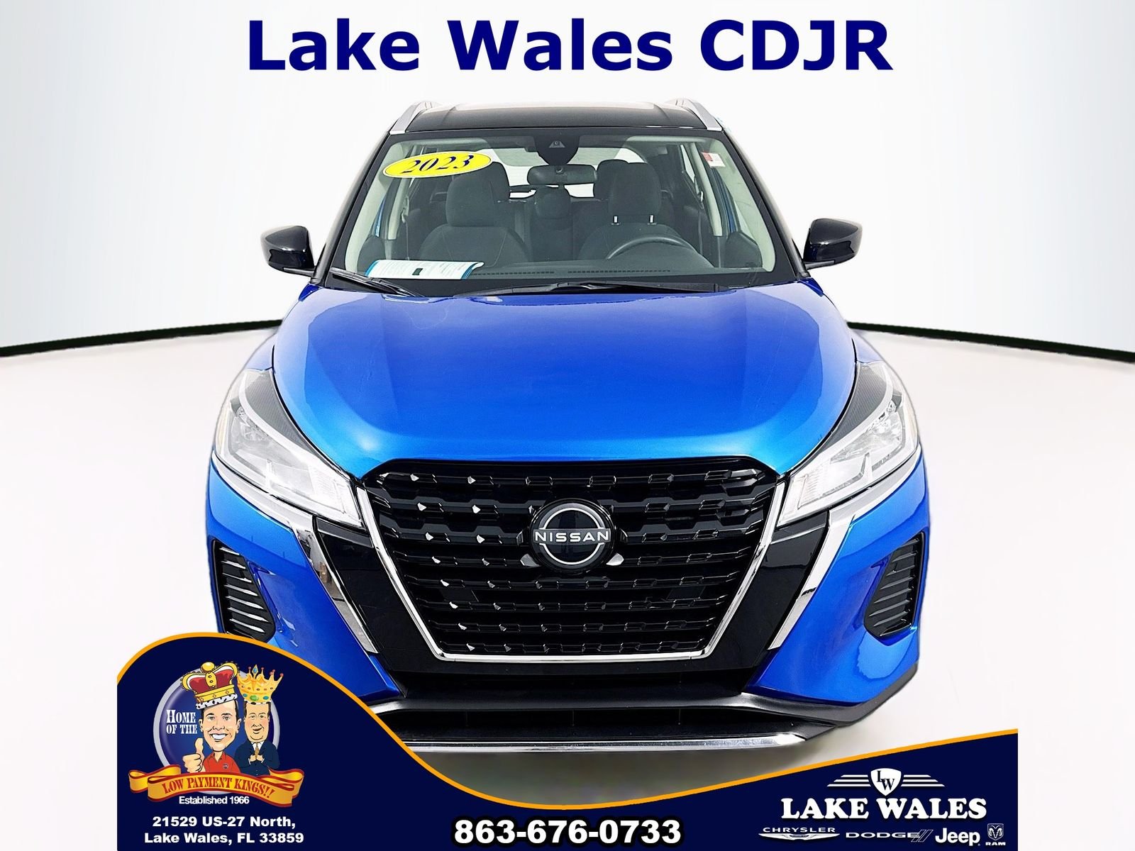 Certified 2023 Nissan Kicks SV with VIN 3N1CP5CV7PL521150 for sale in Lake Wales, FL