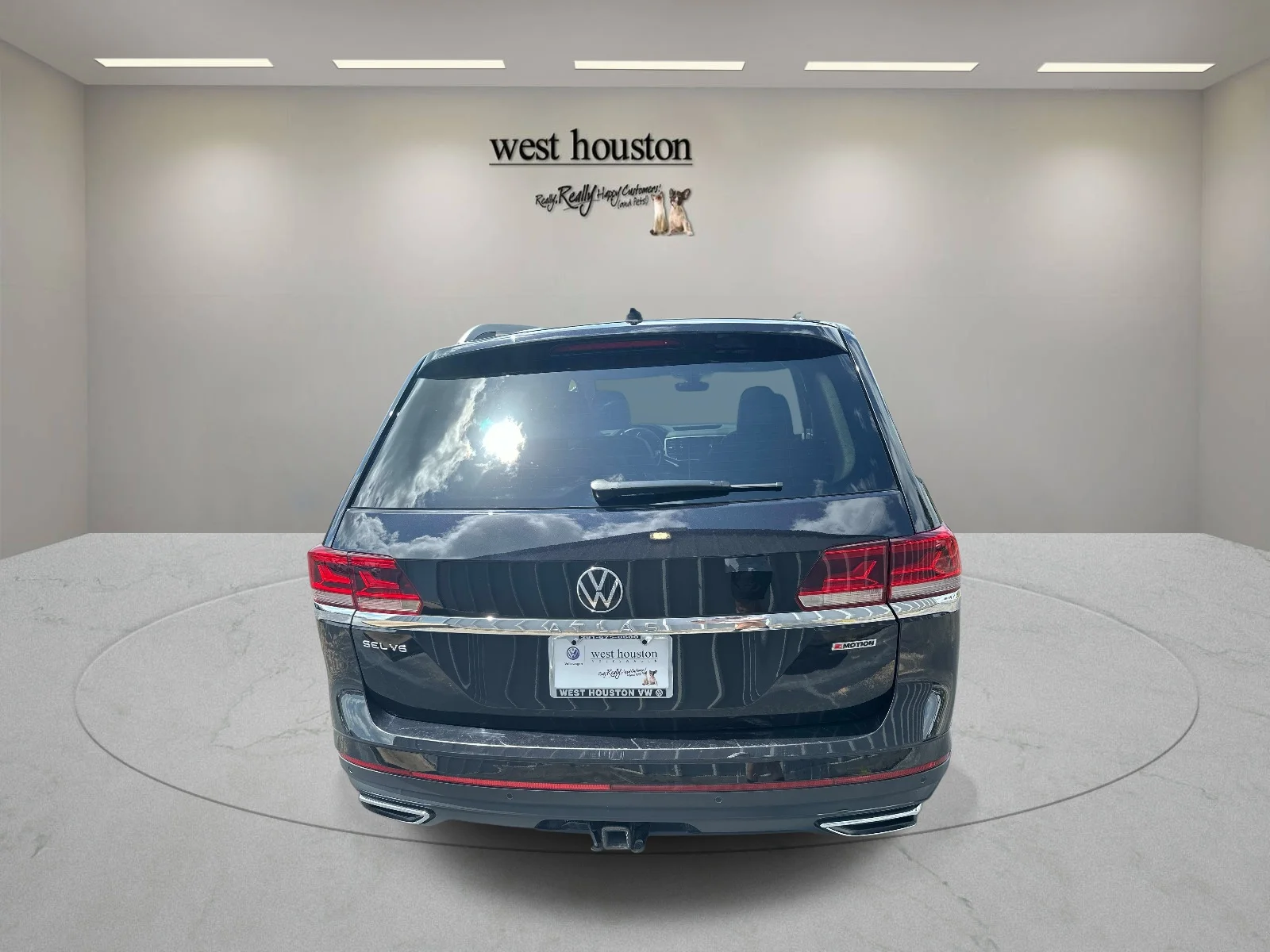 Used 2021 Black Volkswagen 3.6L V6 SEL image 6