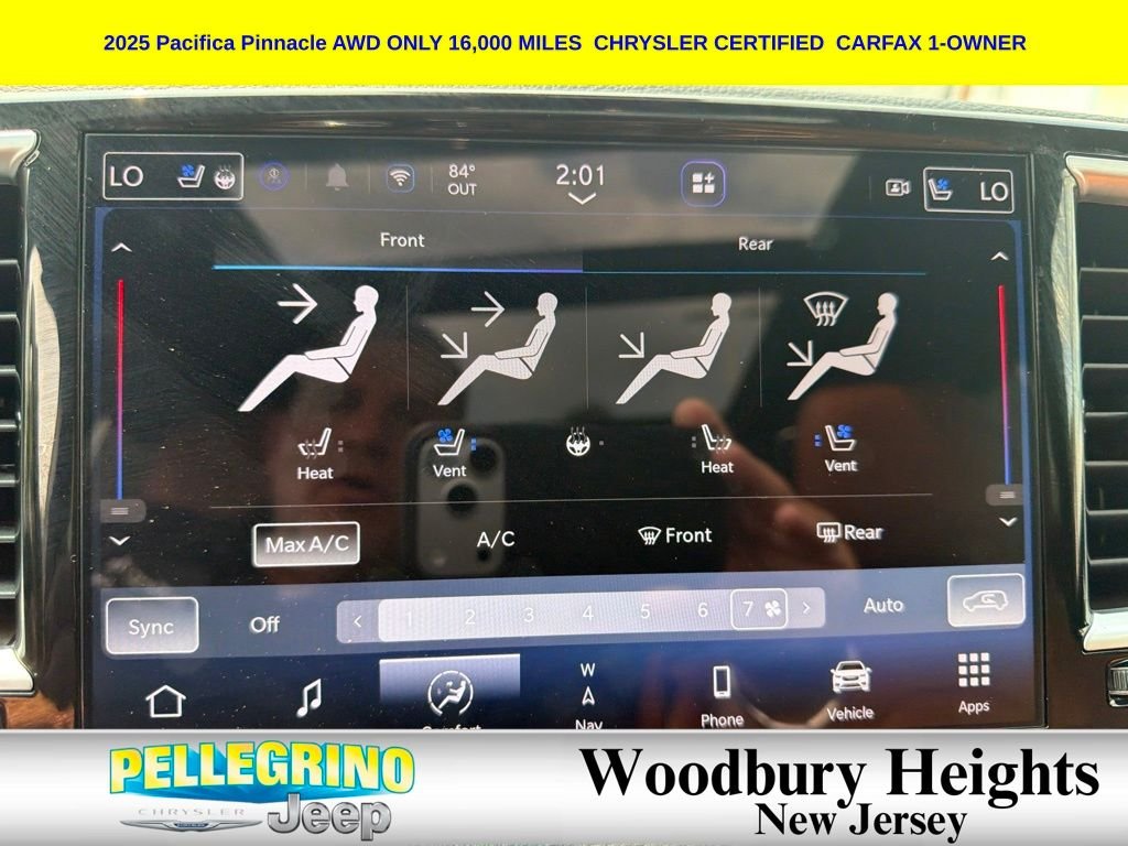 Certified Used 2025 Black Chrysler Pinnacle AWD image 40
