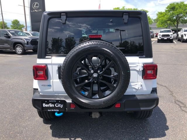 Used 2023 White Jeep Sahara 4xe image 4