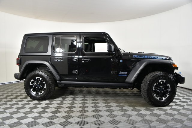 Used 2024 Black Jeep Rubicon 4xe image 7