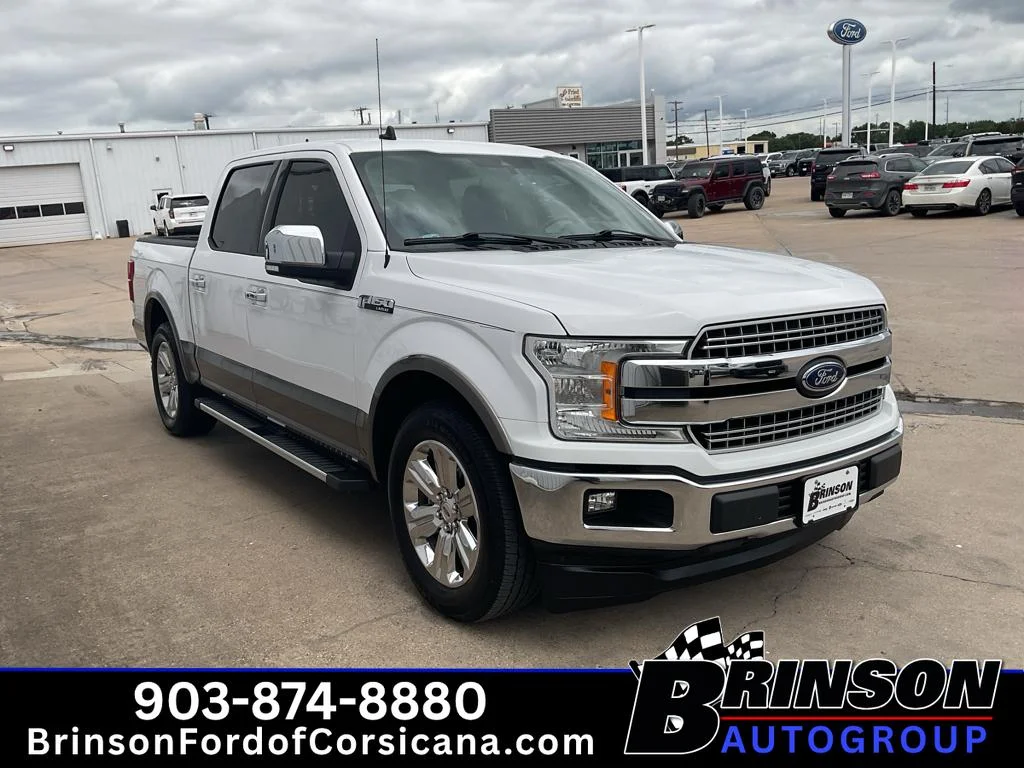 Used 2019 OXFORD WHITE Ford LARIAT image 3
