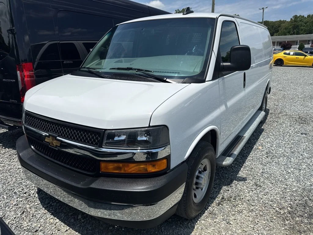 Used 2024 White Chevrolet Work Van image 1