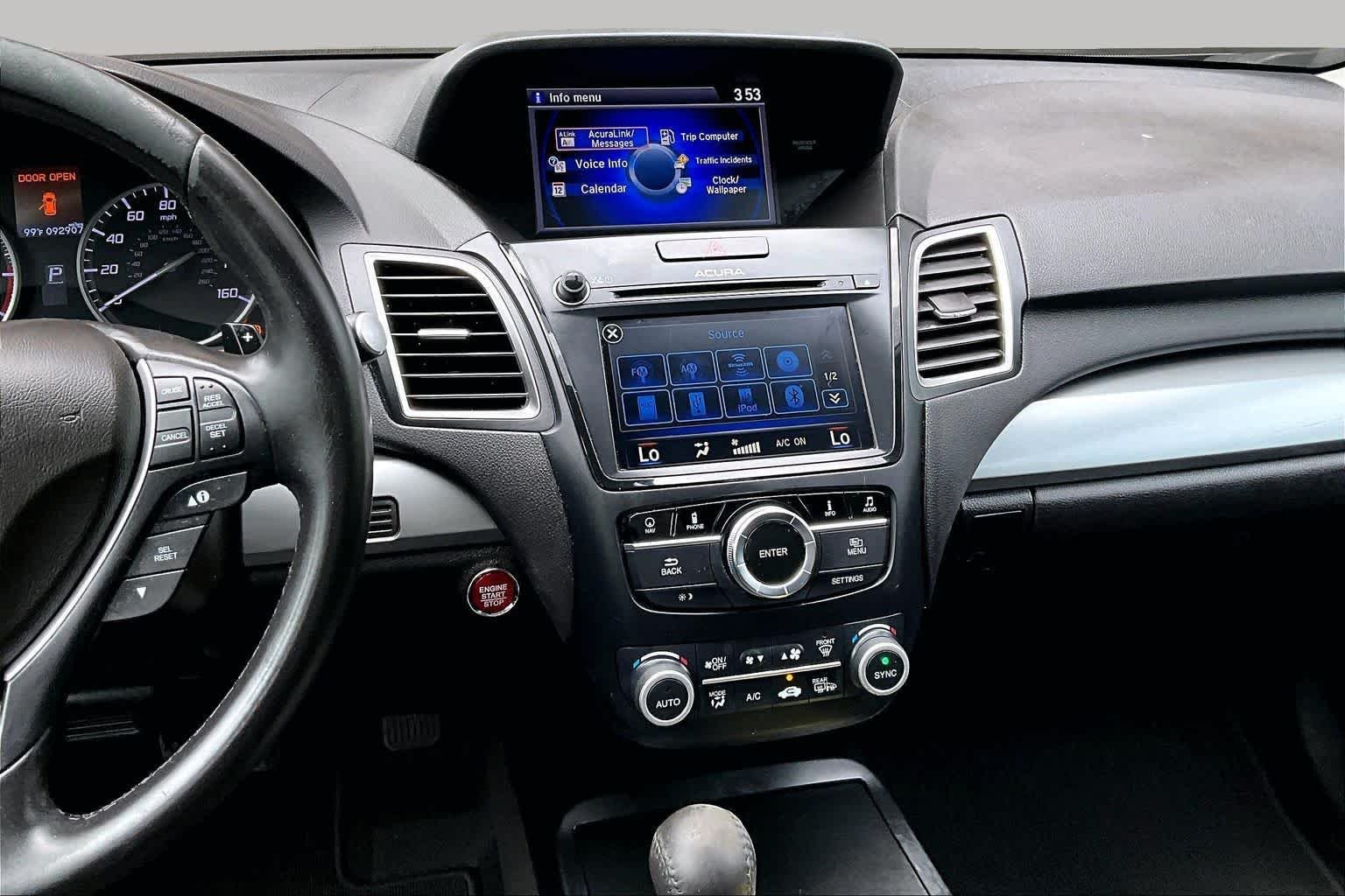 Used 2017 Crystal Black Pearl Acura w/Technology Pkg image 7