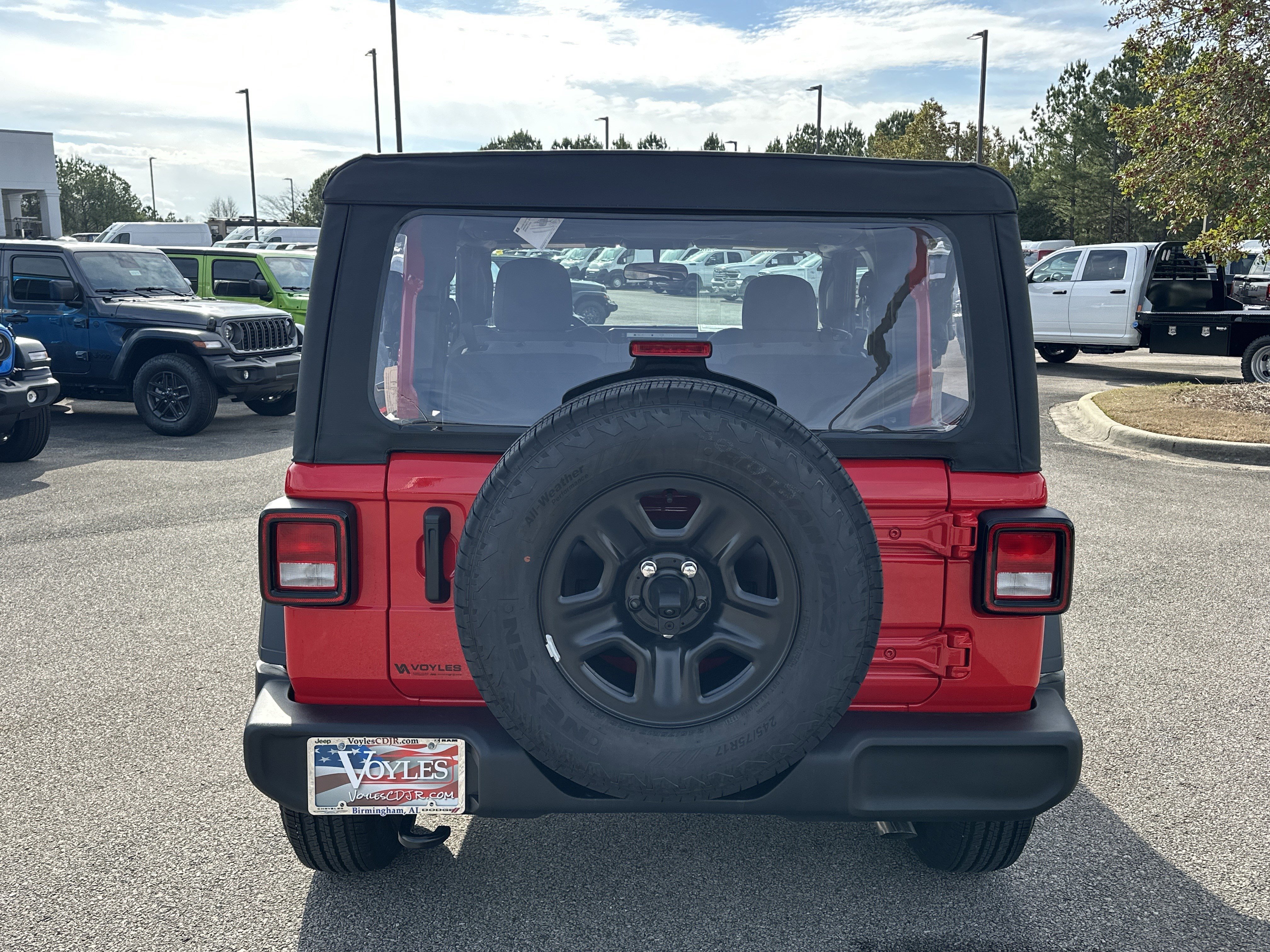 New 2026 Firecracker Red Clear-Coat Exterior Paint Jeep Sport image 6