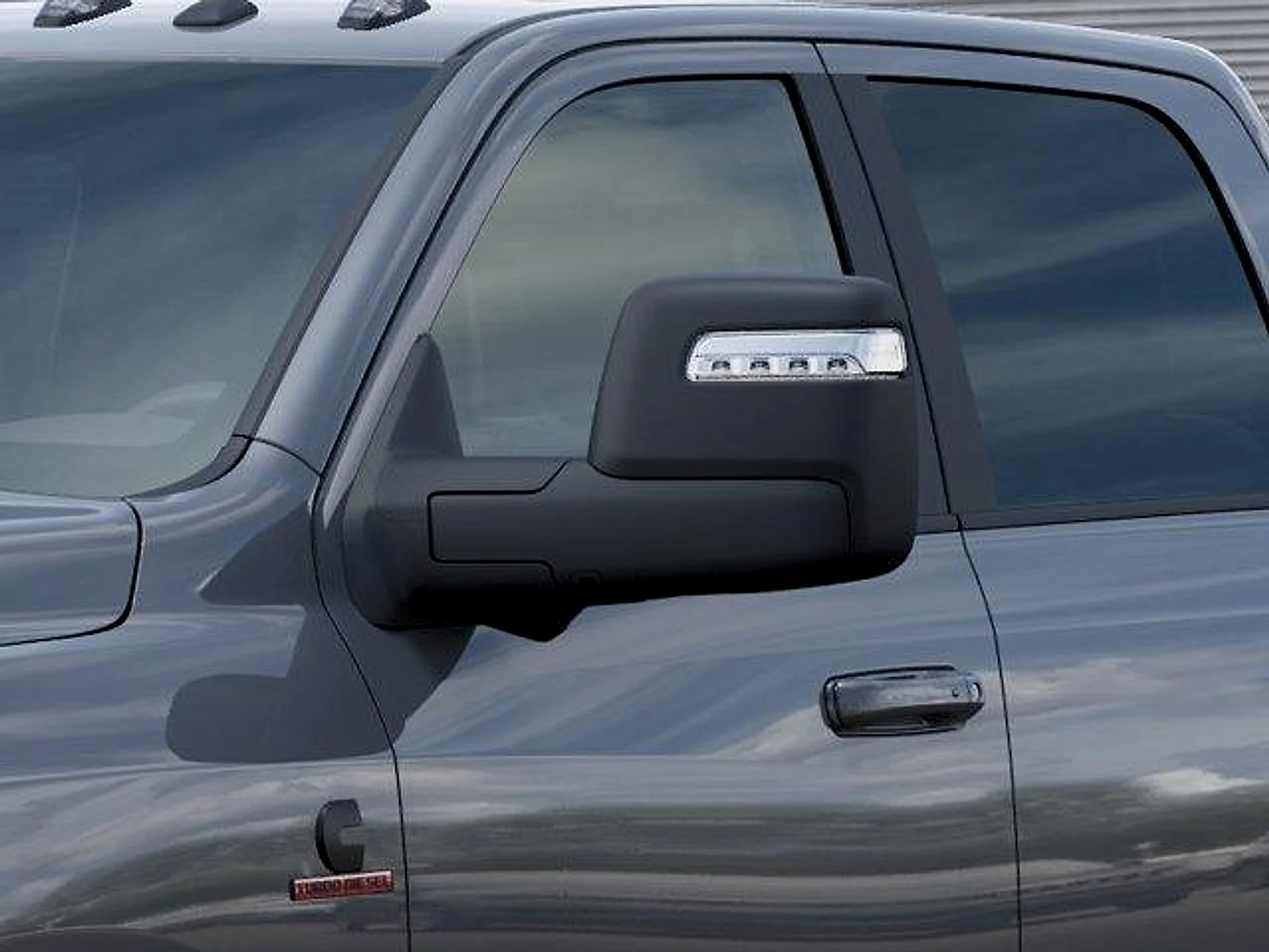 New 2027 Ceramic Gray Clear-Coat Exterior Paint RAM Laramie 4x4 Crew Cab 6
