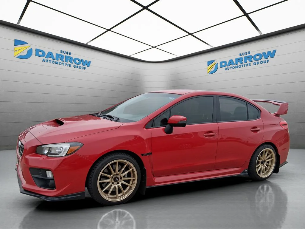 Used 2015 Red Subaru WRX STi image 1
