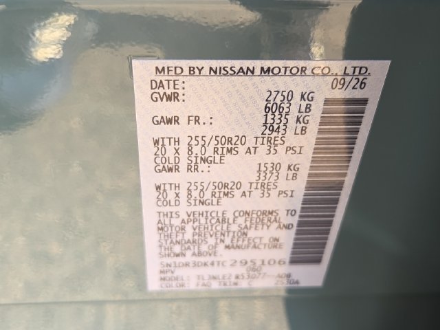 New 2026 Teal Nissan Platinum image 6