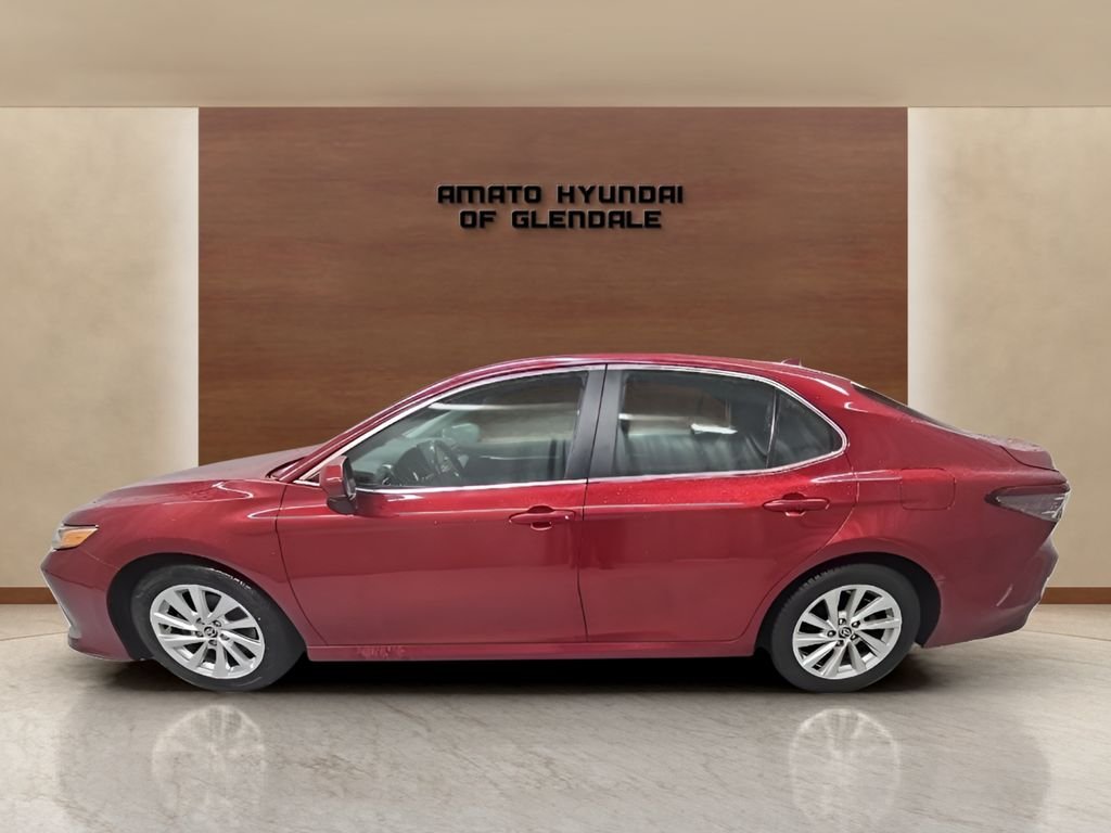 Used 2022 Red Toyota LE image 2