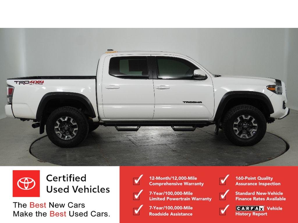 Certified Used 2021 Super White Toyota TRD Off Road image 2