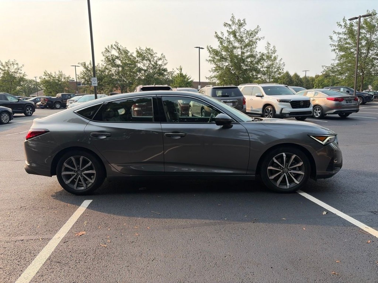 Used 2024 Liquid Carbon Metallic Acura Base image 4