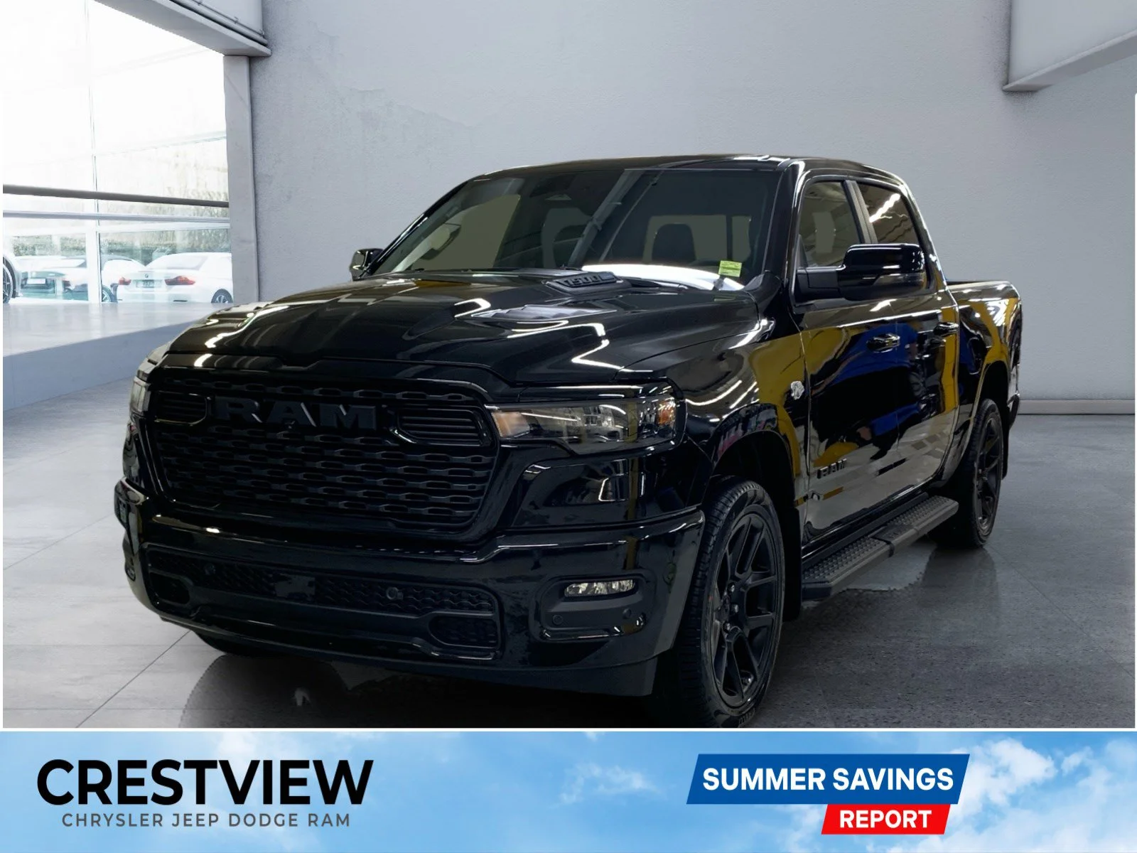New 2026 Diamond Black Crystal Pearl Ram Sport image 1