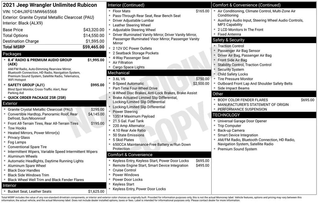 Used 2021 Gray Jeep Unlimited Rubicon image 6