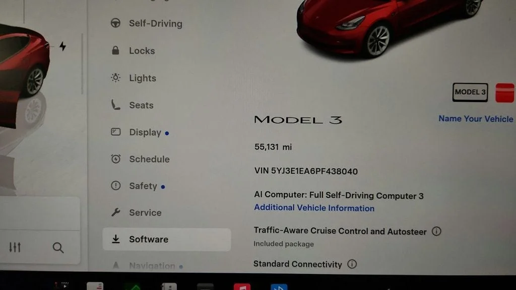 Used 2023 Red Multi-Coat Tesla RWD w/ 19