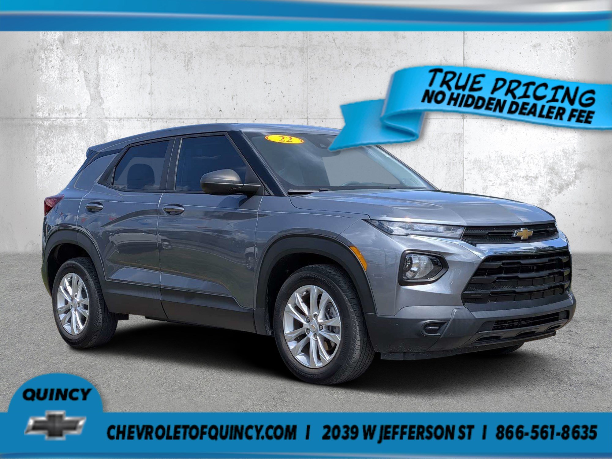 Used 2022 Satin Steel Metallic Chevrolet LS image 1