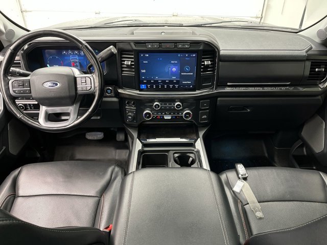 Used 2023 Carbonized Gray Metallic Ford LARIAT image 4