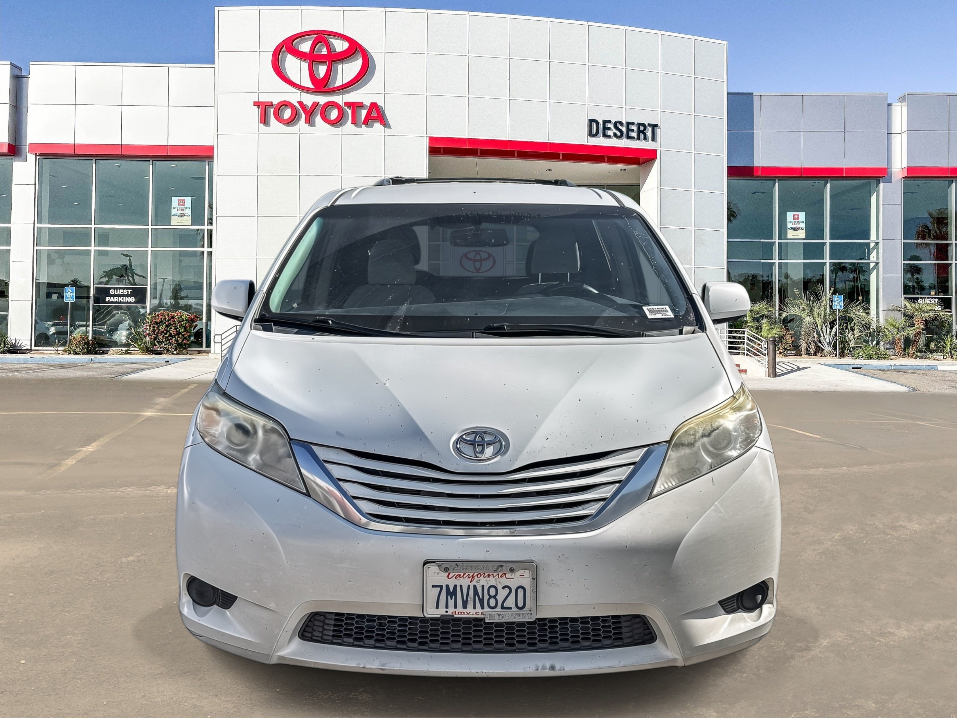 Used 2015 Toyota Sienna LE with VIN 5TDKK3DC8FS631805 for sale in Cathedral City, CA