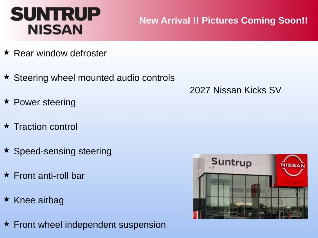Used 2027 Black Nissan SV image 3