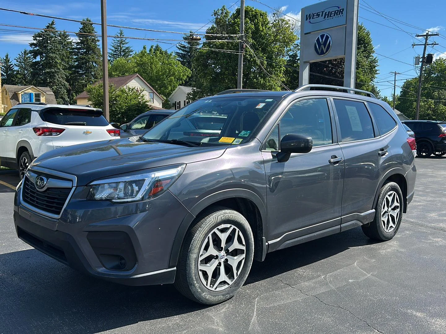 Used 2020 Magnetite Gray Metallic Subaru Premium image 3