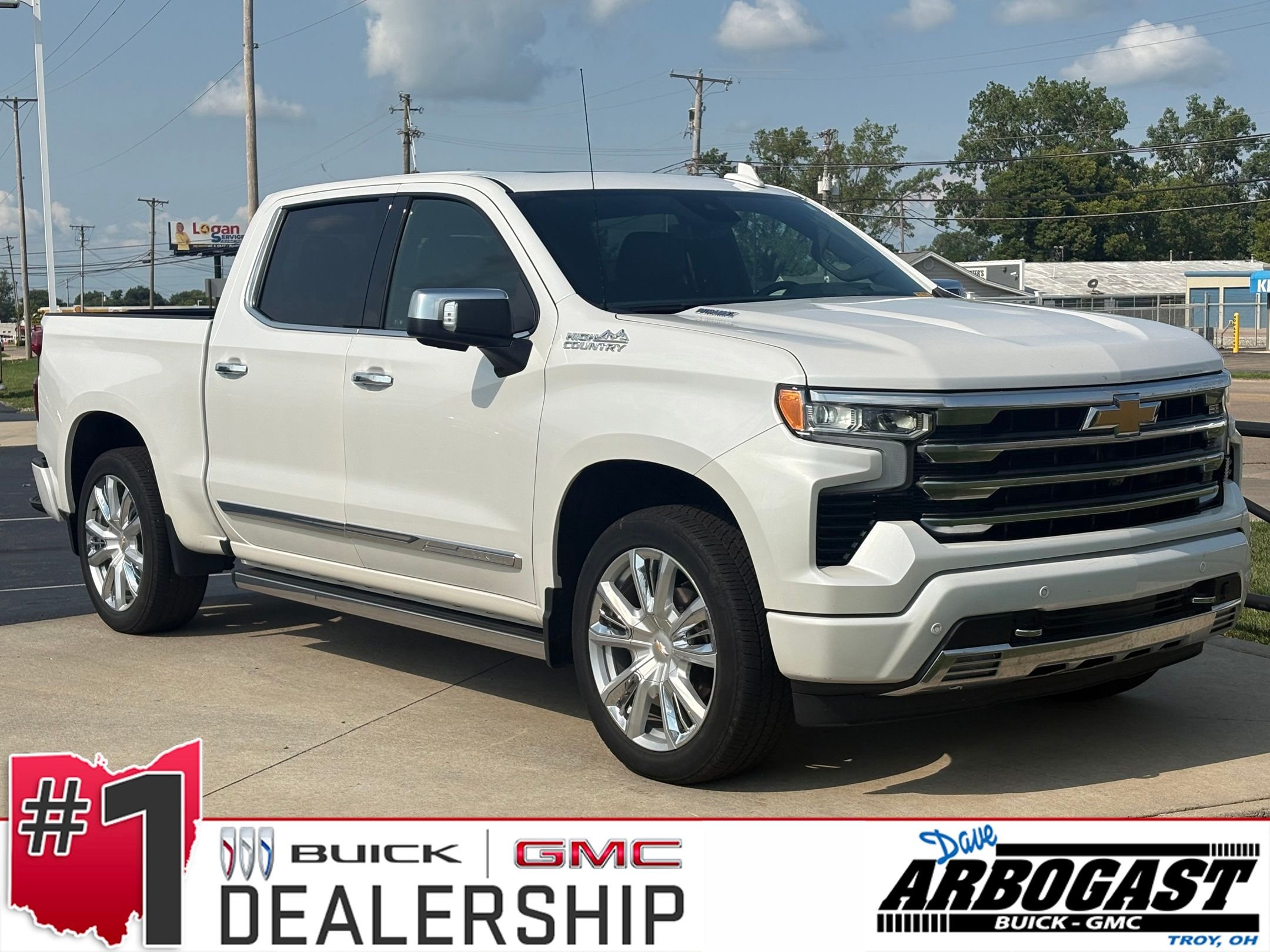 Used 2023 Iridescent Pearl Tricoat Chevrolet High Country image 1