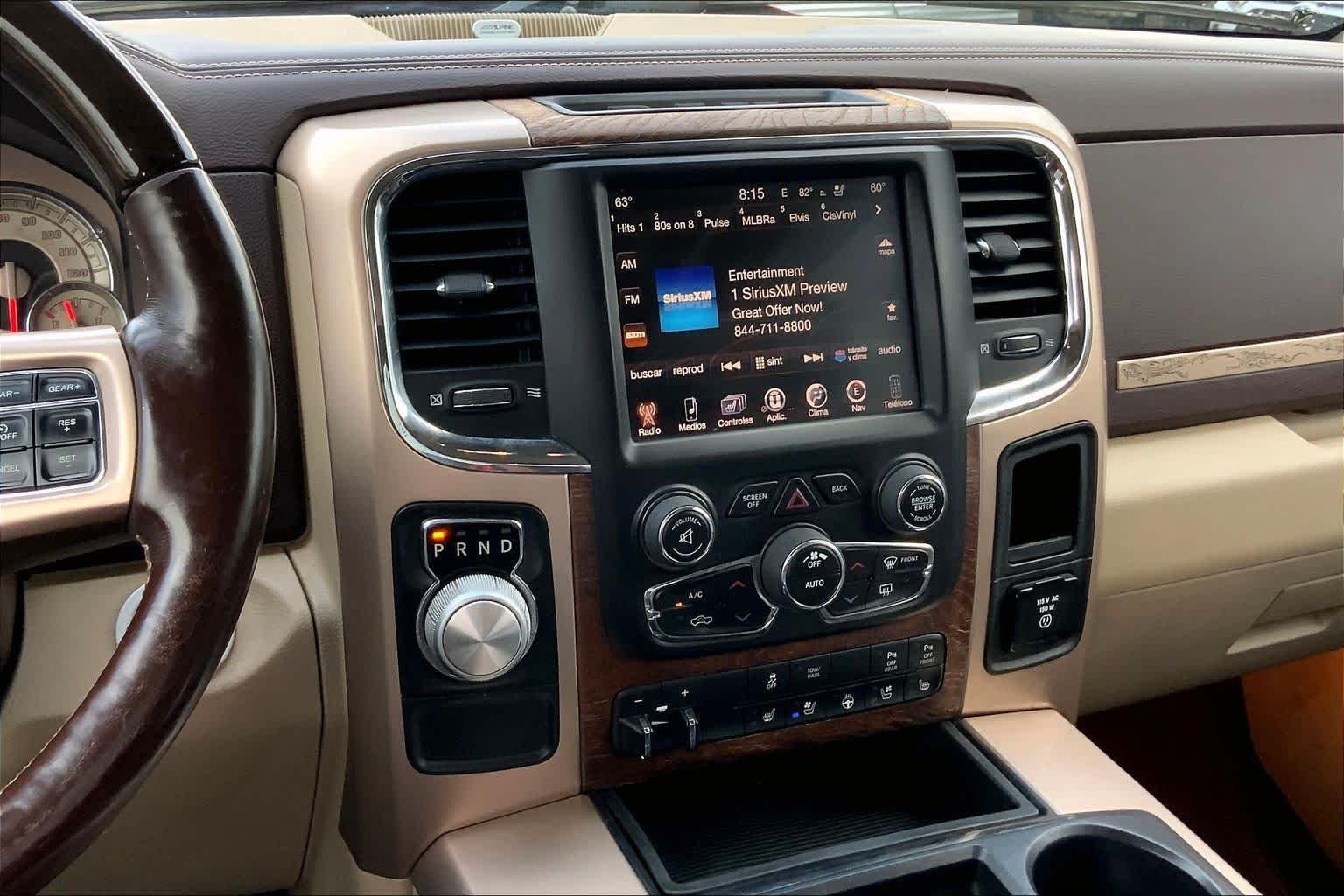 Used 2015 Deep Cherry Red Crystal Pearlcoat Ram Laramie Longhorn image 7