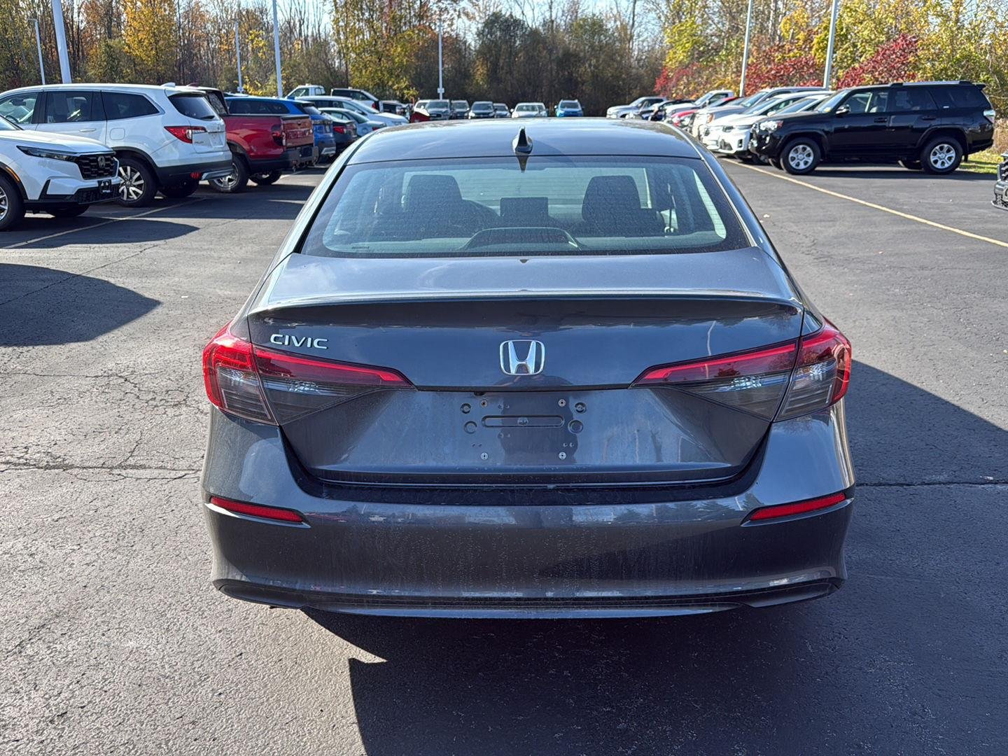 Used 2024 Meteorite Gray Metallic Honda EX image 7