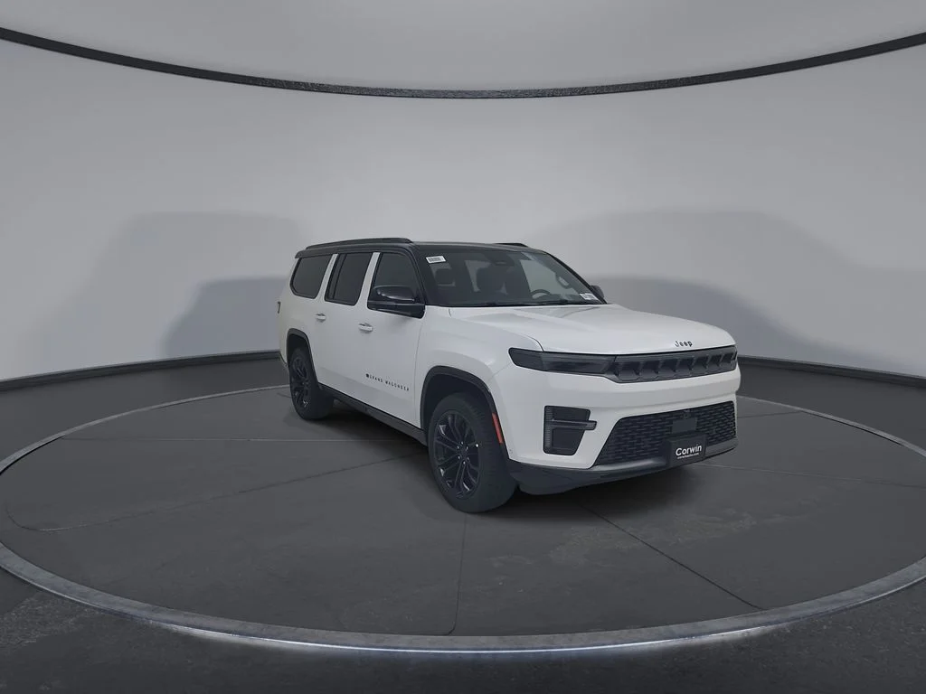 New 2026 Bright White Clear-Coat Exterior Paint Jeep Summit Obsidian image 5