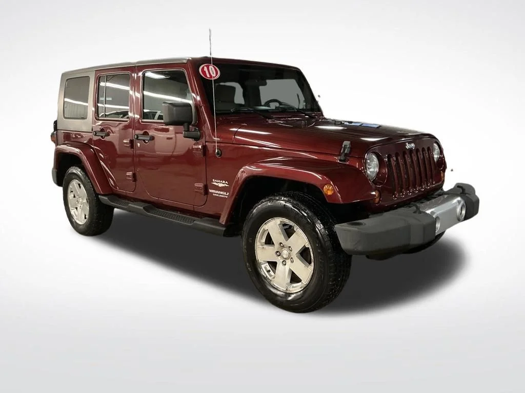 Used 2010 Red Jeep Unlimited Sahara image 8
