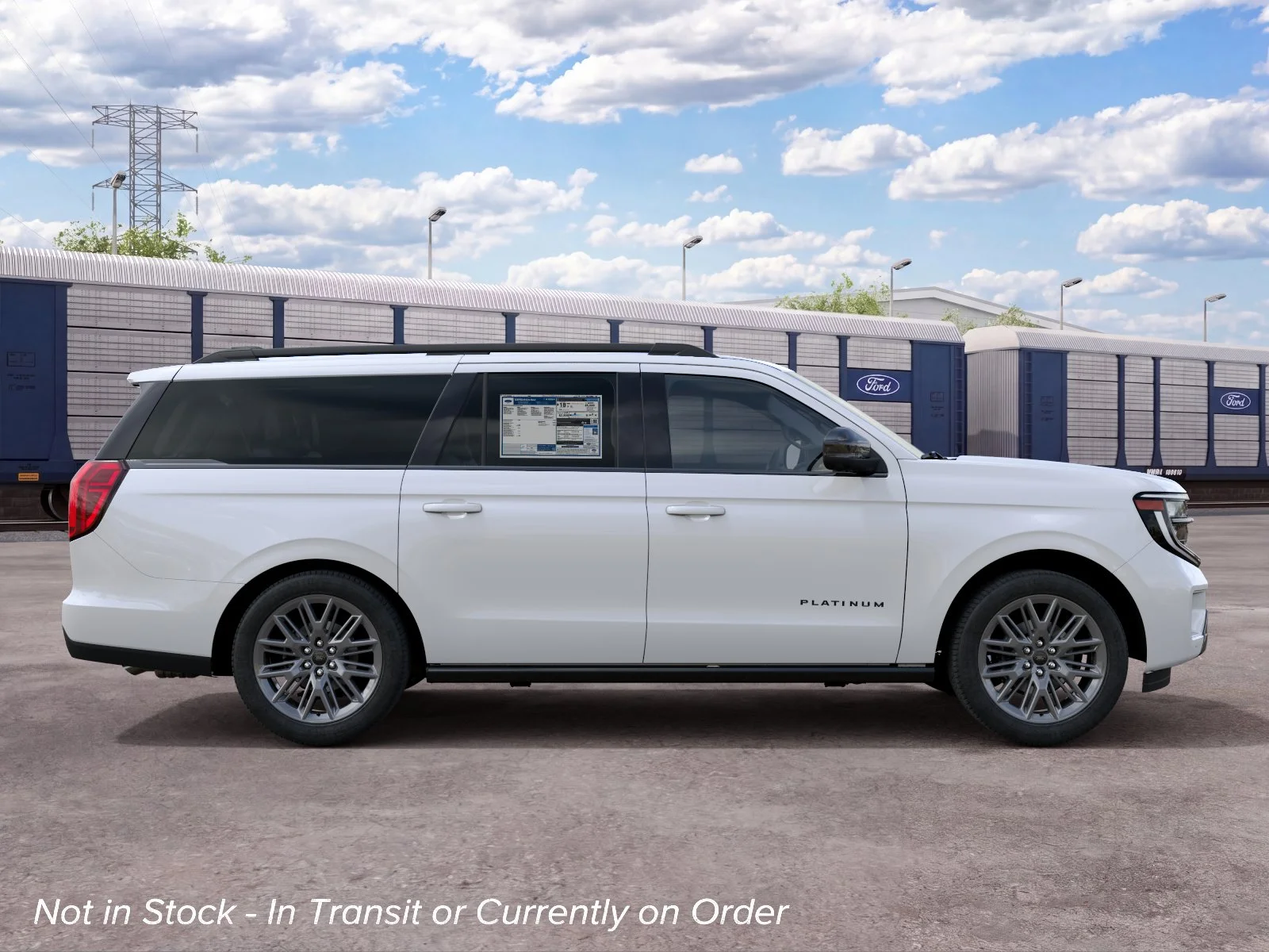 New 2027 Star White Metallic Tri-Coat Ford Platinum image 5