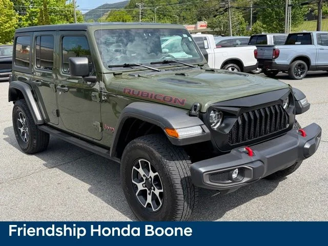 Used 2021 Green Jeep Unlimited Rubicon image 2