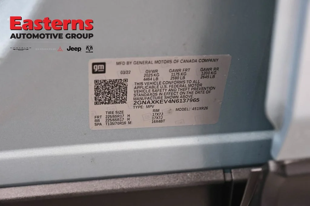 Used 2022 Blue Chevrolet LT image 34