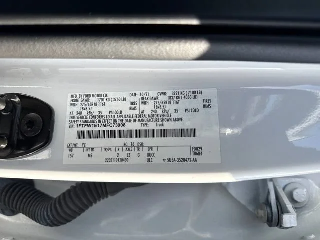 Used 2021 Oxford White Ford XLT image 16
